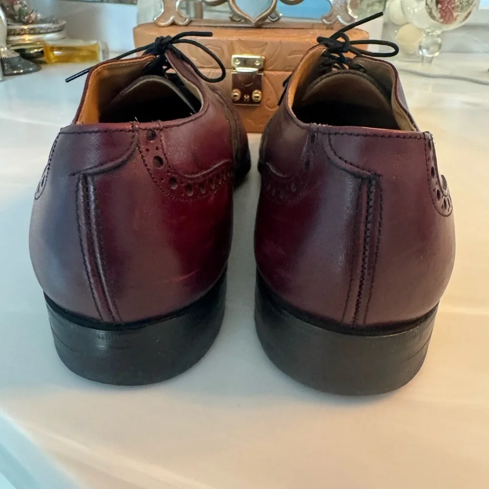Johnston & Murphy Burgundy Aristocraft Shoes US 9.5